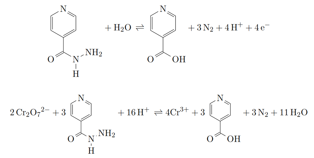 isoniazide Chromimétrie