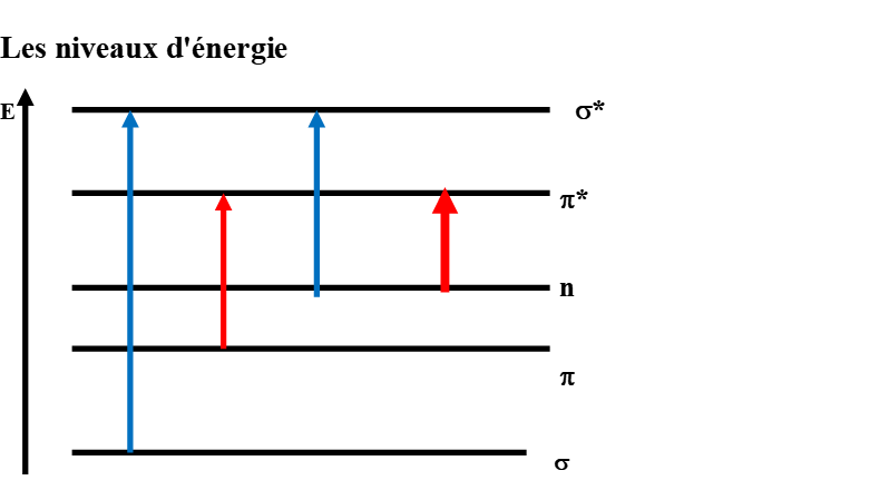 niv_ene1 Spectrophotométrie d’absorption moléculaire Uv - Visible